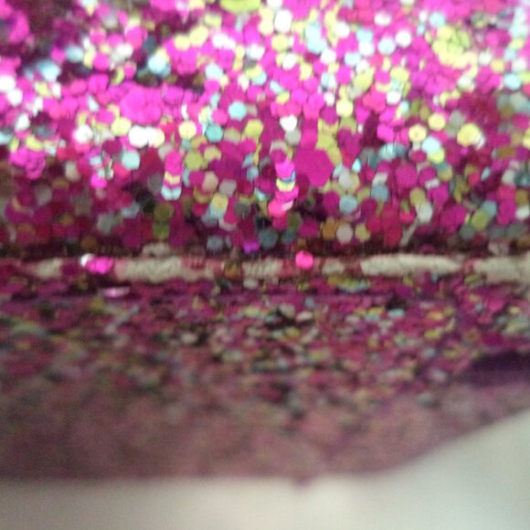 Caboodles Travel Case Glitter Small inside mirror Travel purple silver 4.5" x 7" - Picture 8 of 11